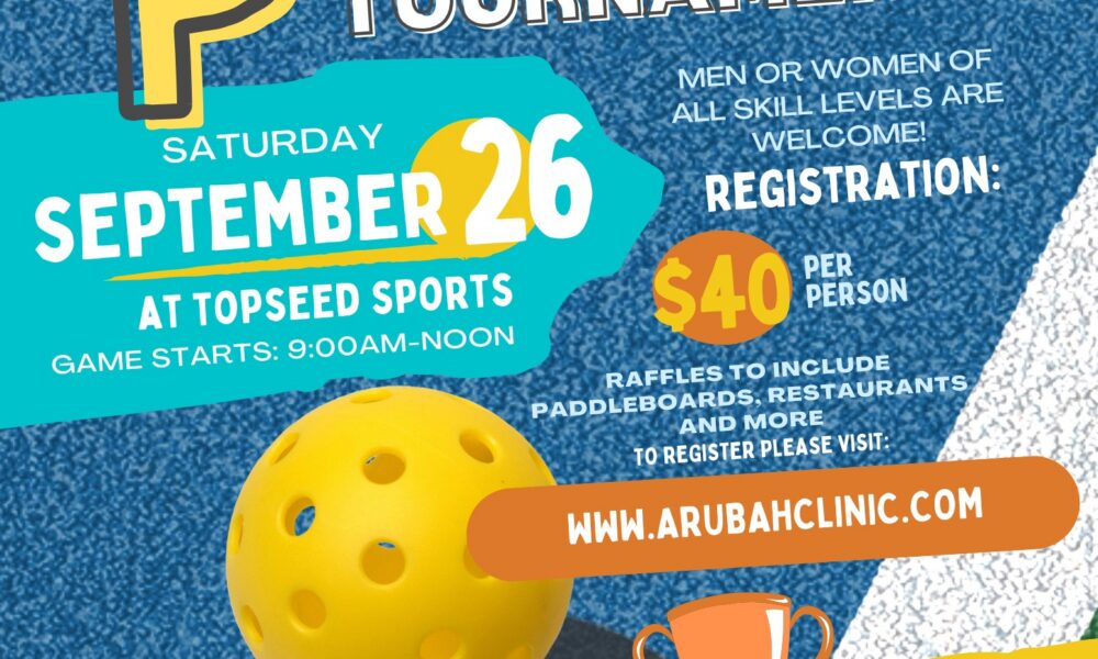 Pickleball Tournament Flyer